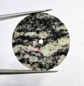 Natural <b>Black</b> Dendritic Agate <b>Watch</b> Dial Round Gemstone Dial with 2 mm Center Hole Custom Stone <b>Watch</b> Face Parts 1 mm thickness - Product Image 1