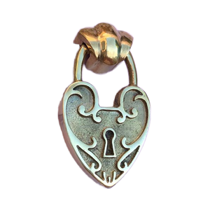 Pomo de Puerta de Aluminio Hecho a Mano de Alta Calidad con Diseño de Corazón, Estilo Victoriano, para Entrada, Exterior, Villa, Hotel, Apartamento - Product Image 1