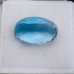 Topaze bleue naturelle, taille ovale, grande taille 50,93 carats, qualité AAA, lustre parfait, disponible à prix avantageux. - Product Image 6