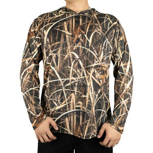 Hot Supplier Real Tree <b>Camo</b> Hunting Short Sleeve Oversized Hunting T-Shirts Drop Shoulder Fashion Hunting T Shirt Clothes for M - Product Image 1