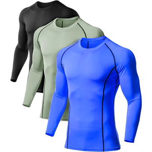 Camiseta de Protección Solar Personalizada Premium Choice para Hombre, Tejido Elástico Suave y Transpirable, Secado Rápido, Protección UV UPF50+, para Surf, Gimnasio, MMA, OEM, ODM - Product Image 1
