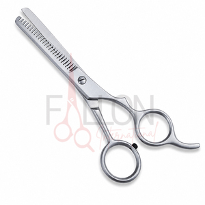 Thinning Scissors Stainless Steel 440C 30 Teeth Blunt Tip <b>Long</b> <b>Handle</b> Right Handed Hair Cutting <b>Shears</b> - Product Image 2
