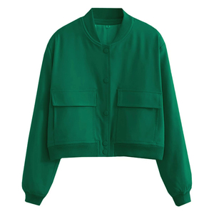 Veste universitaire pour femmes de haute qualité, respirante, mode urbaine, fabrication en gros - Product Image 1