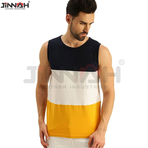 Best Sale Men's Slim Fit High Quality Fitness Wear Customized Breathable Knitted Casual Low Moq Men <b>Stringer</b> Training <b>Vest</b> - Product Image 5