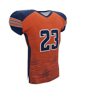 OEM Service Customizable 100% Polyester Breathable Printed Stitched Pullover Short Sleeve American Football Jersey for Adults - Product Image 3