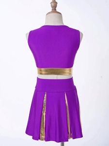 Diseña tu propio uniforme de animadoras, uniforme de práctica de tela suave, uniforme de animadoras hecho en Pakistán, en venta. - Product Image 5