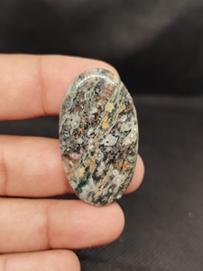 Cabochon en Jaspe Océanique Naturel de Haute Qualité, Pierres Précieuses Lisses Non Montées pour la Fabrication de Bijoux, Pierre de Guérison Faite à la Main, Personnalisable - Product Image 6