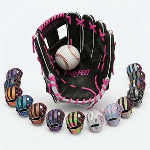 OEM ODM Custom Youth <b>Baseball</b> Glove Soft Leather Sports Mitt for Boys & Girls Right & Left Hand Custom Durable Catching Mitt - Product Image 1