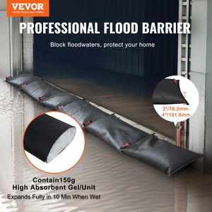 Paquete de 6 Barreras Contra Inundaciones Activadas por Agua, Producto de Seguridad Contra Inundaciones para Puertas, Bolsas de Contención de Agua para el Control de Inundaciones en el Hogar - Product Image 2