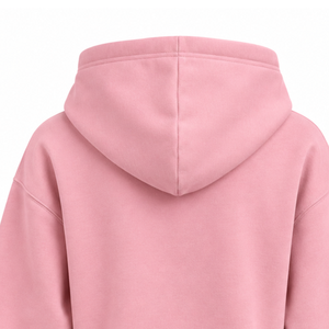 Sudadera con Capucha Rosa Sólida para Mujer, con Bolsillo Delantero, Corte Regular, Felpa de Algodón, Tejido de Punto, Ropa de Invierno - Product Image 6