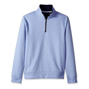 Sweat-shirt polaire personnalisé à quart de zip pour hommes et femmes, pull à fermeture éclair 1/4, fabrication de vêtements en gros sous marque privée - Product Image 2