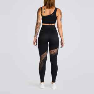 Ensemble de yoga 2 pièces pour femmes, vêtements de sport, leggings sans couture et soutien-gorge de sport, fabrication directe du Pakistan, prix bas. - Product Image 4