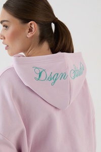 Personalized Custom <b>Womens</b> Hoodie <b>Shorts</b> Set Polyester Cotton Casual Style DTF Print OEM Lounge Matching Two Piece Winter Set - Product Image 3