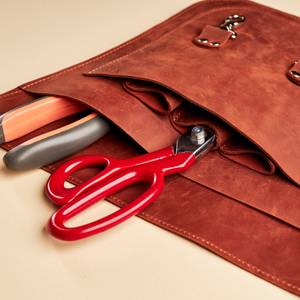 Funda de Cuero Genuino de Lujo para Tijeras de Barbero con Estuche Protector a Prueba de Olores para Uso Profesional LBSH-0020 - Product Image 5