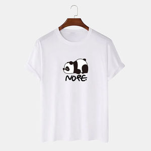 เสื้อยืดคอวีทรงปกติ ผ้าคอตตอนถักเนื้อหนา 100% พิมพ์ลายเรียบ สไตล์วินเทจ สำหรับผู้ชาย แต่งขอบตัดสี - Product Image 4