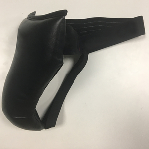 ELEGANT CORPORATION Protège-entrejambe en cuir PU noir et cuir de vachette pour la boxe, le kickboxing et les arts martiaux - Confortable, respirant et durable - Product Image 5