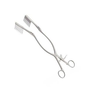 Retractor Autoretráctil con Bloqueo de Trinquete, Brazos Giratorios Ajustables, Cuchillas de 7 Puntas, Instrumento Quirúrgico de Acero Inoxidable - Product Image 1