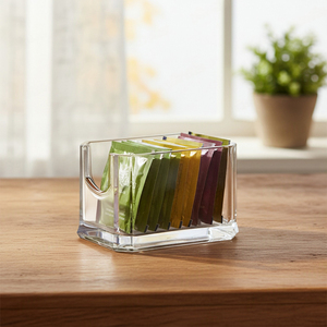 [Holar] Taiwan Made Food Grade Plastic Classic Transparent Clear Tea <b>Bag</b> <b>Holder</b> for Office Home Buffet Hotels - Product Image 5