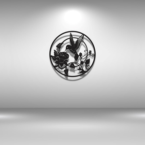 Humming bird Shape Metal Wall Art with Black Coated Finished Perfect for Charming Garden Wall Art Decor New Prices - Product Image 1