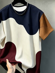Fabricante de Camisetas para Hombre, Camisetas de Algodón Personalizadas, Nuevo Diseño, Camiseta con Cuello Redondo para Hombre, Proveedor Mayorista de Calidad Premium - Product Image 2