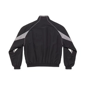 Trajes de chándal de nailon personalizados 2026 con cremallera para hombre, cortavientos de poliéster holgado, fabricante de chándales cortavientos - Product Image 6
