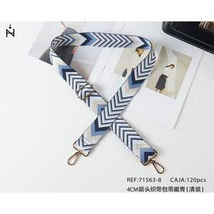 Cinta Tejida Azul Marino de 4CM con Flecha para Accesorios de Bolsos de Mujer - ASA DE BOLSO - Product Image 1