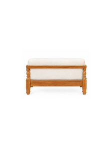 Sofá de exterior de mediados de siglo con cojines de tela, dos plazas, reposabrazos rectos, diseño convertible para muebles de sala de estar - Product Image 4