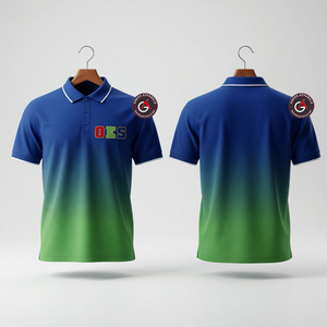 OES Custom Design Your Own Brand Polo Shirt à manches courtes Polo de golf pour homme en polyester sec - Product Image 2