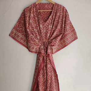 Summer Cotton <b>Kaftan</b> Maxi Luxury Women's <b>Kaftan</b> Set Cotton Abaya Long Dress Elegant Design Dress Summer Wear Cotton <b>Kaftan</b> - Product Image 1