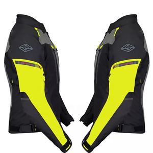 Blouson d'été pour moto pour hommes et femmes, équipement de moto avec rembourrage de protection, tissu Cordura, visibilité nocturne améliorée - Product Image 4