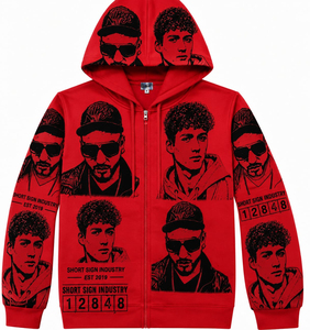 High Quality Winter Casual Wear Men's SDL Hoodies Anti-Shrink Eco-Friendly 100% Cotton French Terry Oversized Pocket Digital - Product Image 1