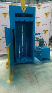 40 Ton Vertical Hydraulic Baling <b>Press</b> (VB40) for Aluminum Alloy HDPE PET Plastic Scrap & <b>Clothes</b>-Made in India - Product Image 3