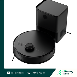 Sudex M70 Self Emptying Robot Vacuum Cleaner Laser Navigation Smart Mapping <b>Auto</b> Dust Collection Station Floor Cleaner - Product Image 1