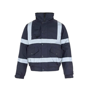 2026 New Hi Vis Reflective Safety Waterproof <b>Jacket</b> for Outdoor Construction Custom DTF printed Logo safety <b>jacket</b> for Men - Product Image 6