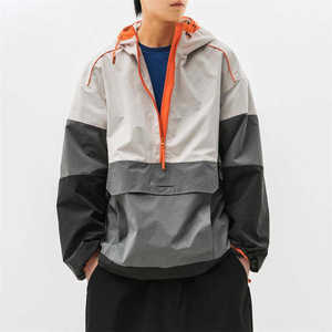 เสื้อแจ็คเก็ตซาฟารีผ้าแคนวาสโพลีเอสเตอร์ 100% สำหรับผู้ชาย ขายส่งแบบดรอปชิป สั่งทำได้ มีฮู้ด กันลม ปักโลโก้ด้านหน้า สำหรับฤดูหนาว - Product Image 4