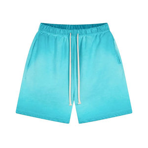 Pantalones Cortos Casuales Unisex Verdes de Alta Calidad, 100% Algodón, Lavado al Sol, Personalizados, Negros, Estilo Vintage, Lavado Ácido para Hombre - Product Image 1