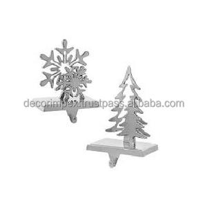 Soporte de Metal para Calcetines Navideños con Diseño de Reno y Pino, Decoración Ecológica para Colgar en la Pared - Product Image 2