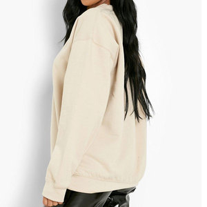 Sweat-shirt d'hiver chaud en polaire à col rond et manches longues, pull décontracté et tendance pour femme, sweat-shirt de voyage pour femme - Product Image 4