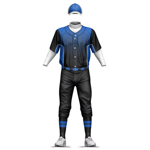 Uniforme de Béisbol Transpirable de Secado Rápido con Estampado Personalizado para Hombre, con Nombre y Colores del Equipo Personalizados, Diseña tus Propios Conjuntos - Product Image 2