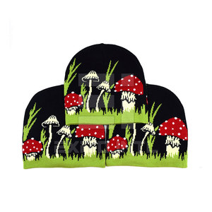 Gorro de Invierno Unisex para Adultos, Diseño Personalizado, Jacquard, Impresión Digital, Transpirable, Impermeable, 100% Acrílico, con Logotipo de Color Personalizado - Product Image 2