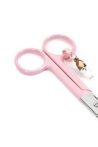 Ciseaux à pansements roses Lister en acier inoxydable, outil de coupe médical manuel certifié CE pour une élimination sûre des pansements Hermann Meditech - Product Image 6