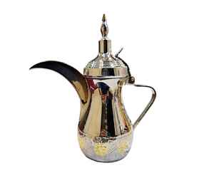Cafetière, Tasses Cawa, Ensembles de bases, Verseuse à long bec, Théière, Cafetière et théière en laiton, Dallah, Ensembles de Dallah personnalisés pour café arabe - Product Image 2