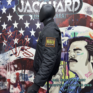 Blouson Bomber Taslan de Haute Qualité, Veste Double Boutonnage Hiver Style Universitaire pour Homme, Disponible en Plusieurs Couleurs - Product Image 4