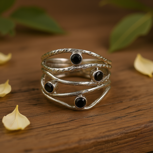 แหวนแฟชั่นแบล็คออนิกซ์ 4.9 กรัม - Product Image 3