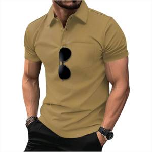 Polos et shorts d'été personnalisés en tissu de qualité supérieure, coupe classique, prix usine, faible MOQ - Product Image 1