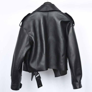 Veste en cuir véritable imperméable sur mesure, personnalisation de marque, prix usine, manteau en cuir doublé polaire pour femme, haute qualité - Product Image 3