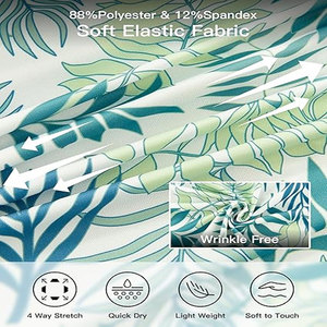 T-shirt Thème Piscine Haute Qualité en Mélange de Coton Doux Respirant pour Tenue Quotidienne Décontractée et Vacances d'Été - Product Image 3