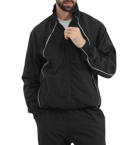 Survêtement de sport coupe-vent personnalisé vierge pour hommes Survêtement de football en nylon vintage imperméable pour hommes - Product Image 4