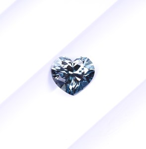 Diamante Cultivado en Laboratorio con Certificación IGI, de 1 a 7 Quilates, Forma de Corazón, Color Azul Fantasía, CVD, Diamante Suelto para Joyería - Product Image 1