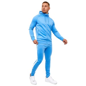 Ensemble de survêtement pour homme fabriqué en usine, deux pièces, avec impression personnalisée, design élégant et streetwear. - Product Image 2